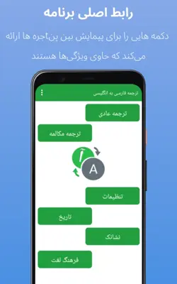 Farsi to English translation android App screenshot 1