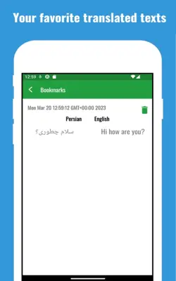 Farsi to English translation android App screenshot 6